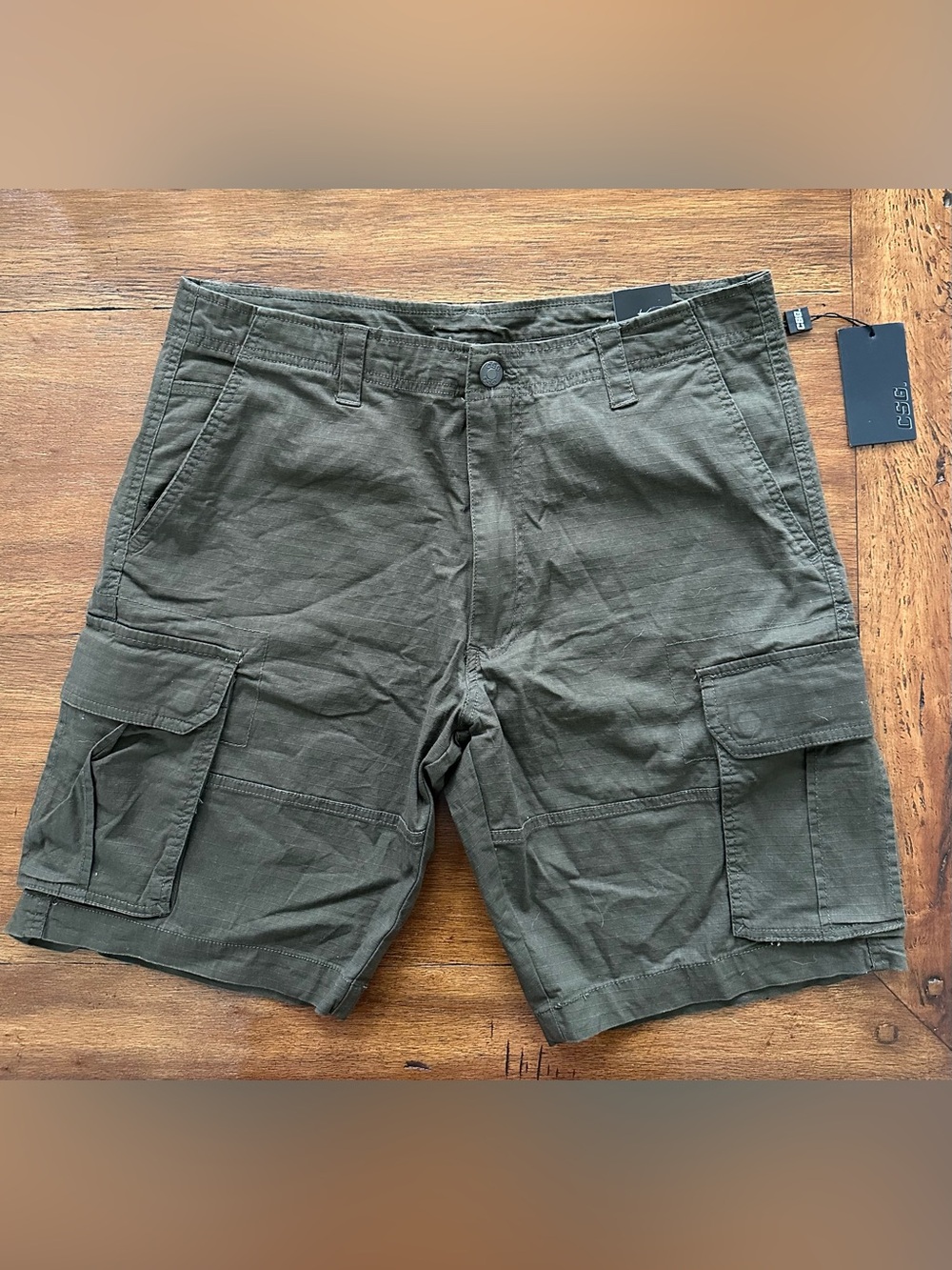 CSG Men's Cargo Shorts - Olive Green Cargo Style